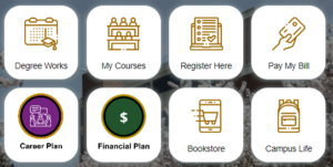 Financial plan and registration tiles in the myMCC portal